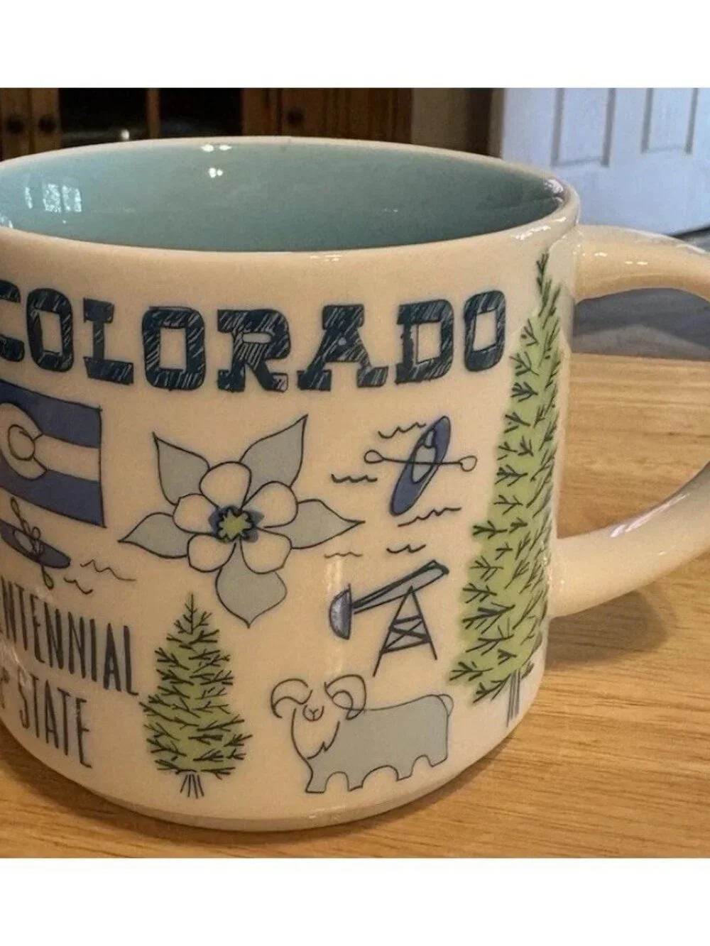 STARBUCKS COLORADO BEEN THERE SERIES ACROSS GLOBE COLLECTION 14 OZ MUG - V - Picture 2 of 7